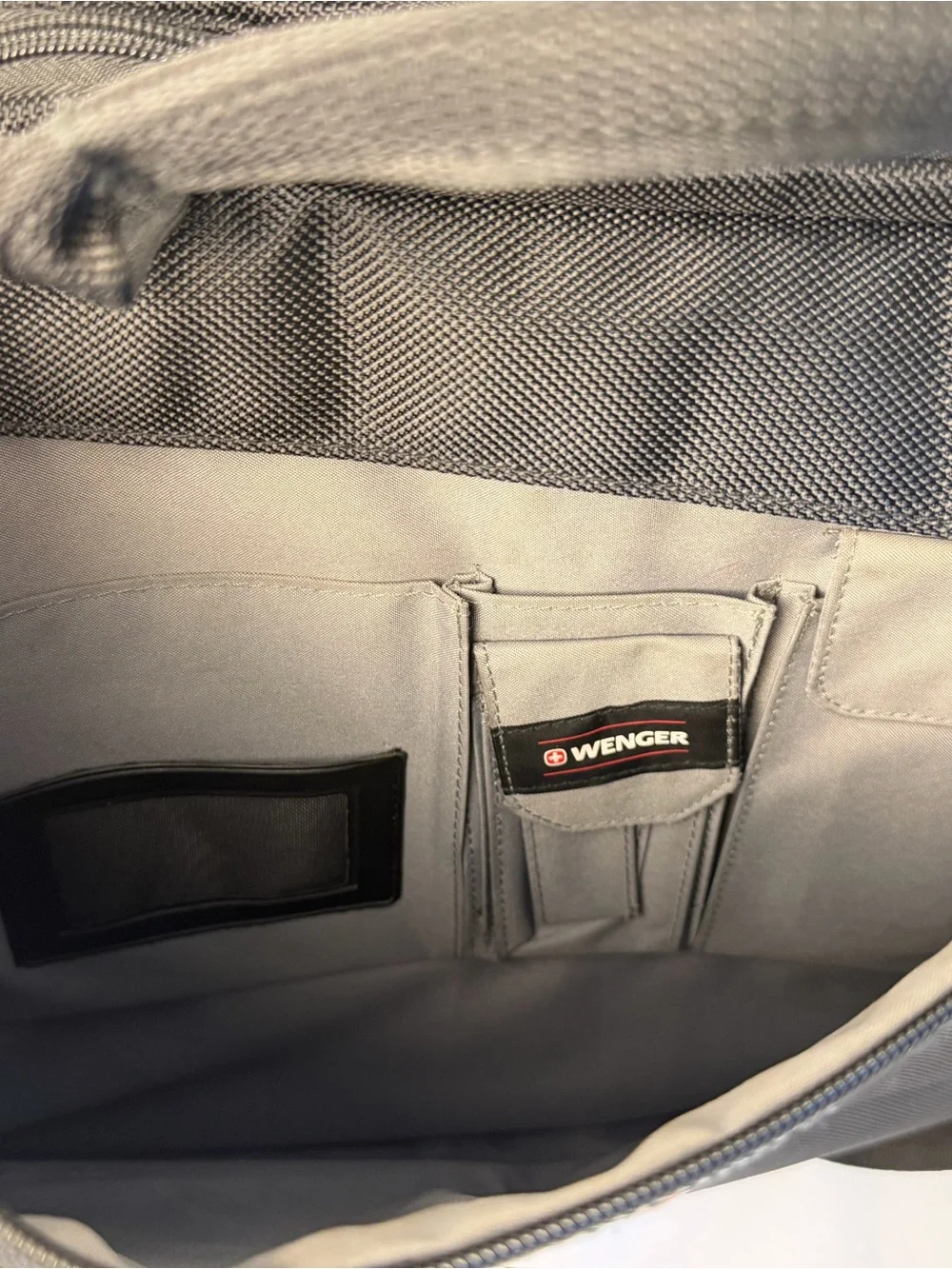 SwissGear Black and Gray Laptop Briefcase with Shoulder Strap